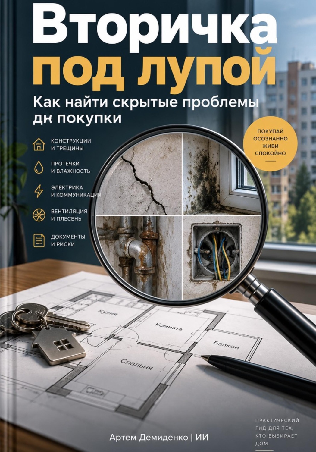Обложка книги «Вторичка под лупой: Как найти скрытые проблемы до покупки»