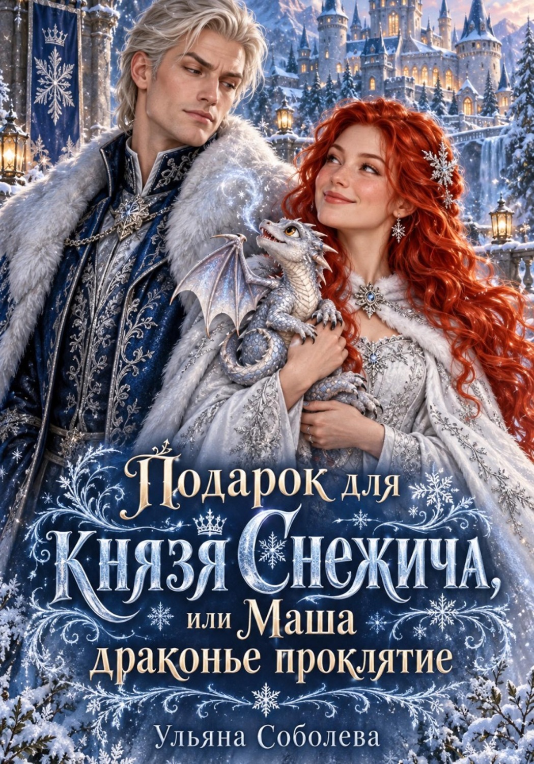 Обложка книги «Подарок для князя Снежича, или Маша – драконье проклятие»