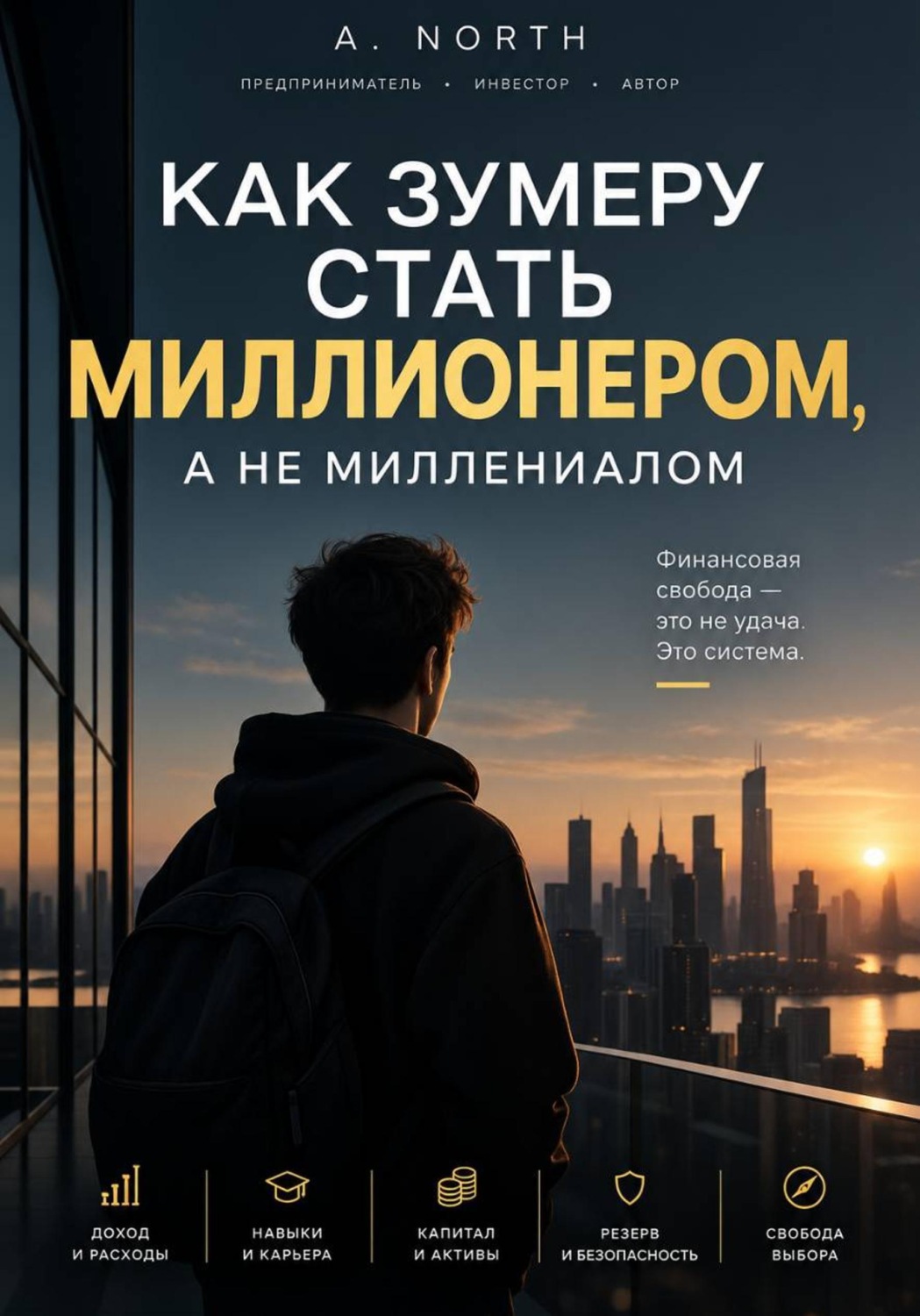 Обложка книги «Как зумеру стать миллионером, а не миллениалом»