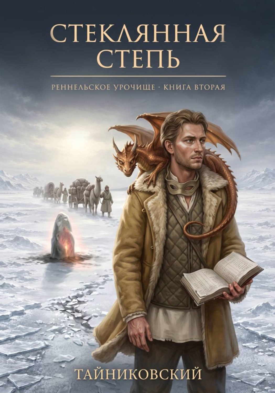 Обложка книги «Стеклянная степь»