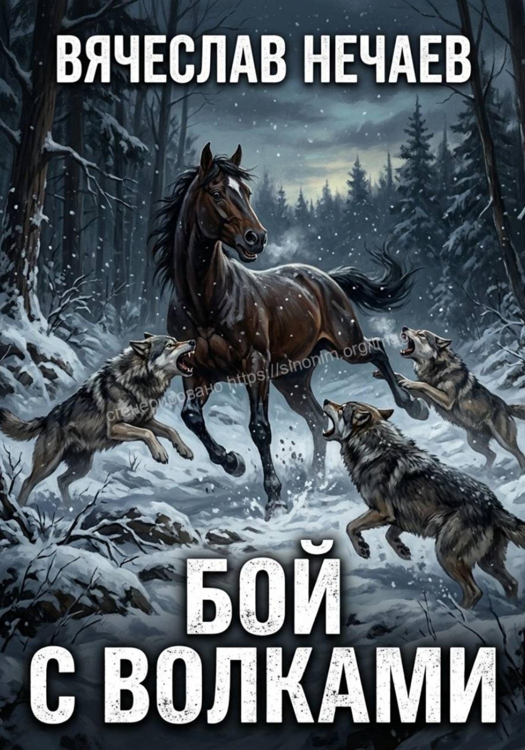Обложка книги «Бой с волками»