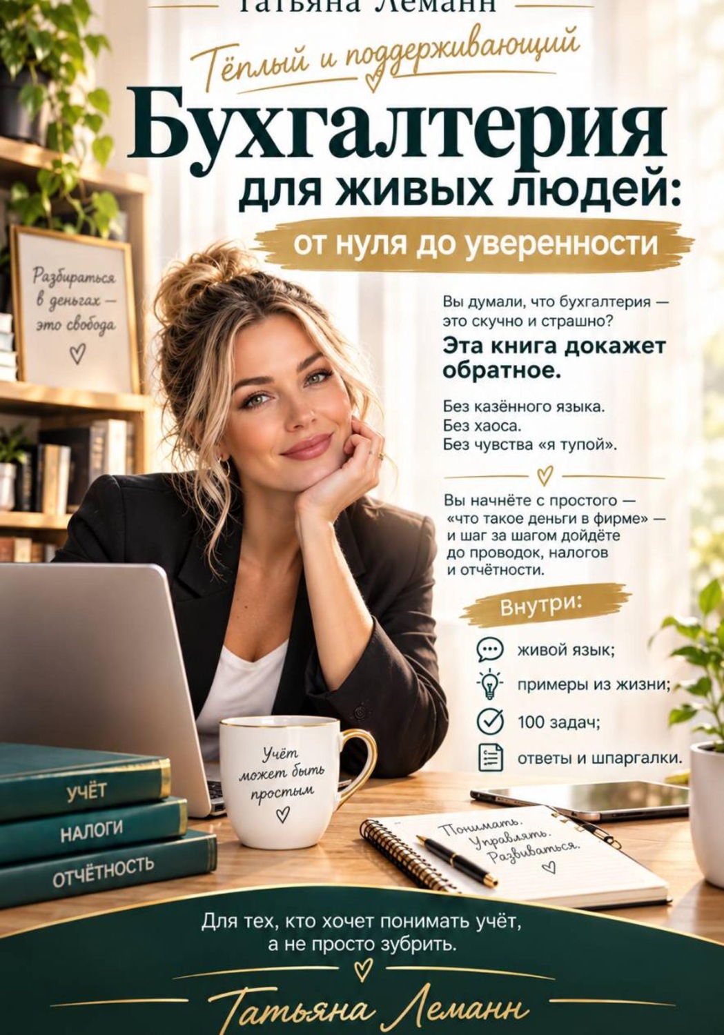 Обложка книги «Бухгалтерия для живых людей: от нуля до уверенности»