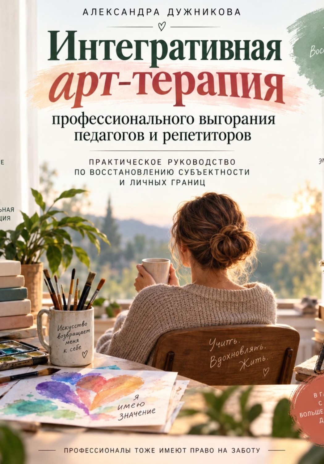 Обложка книги «АНТИДОТ: Интегративная арт-терапия профессионального выгорания педагогов и репетиторов»