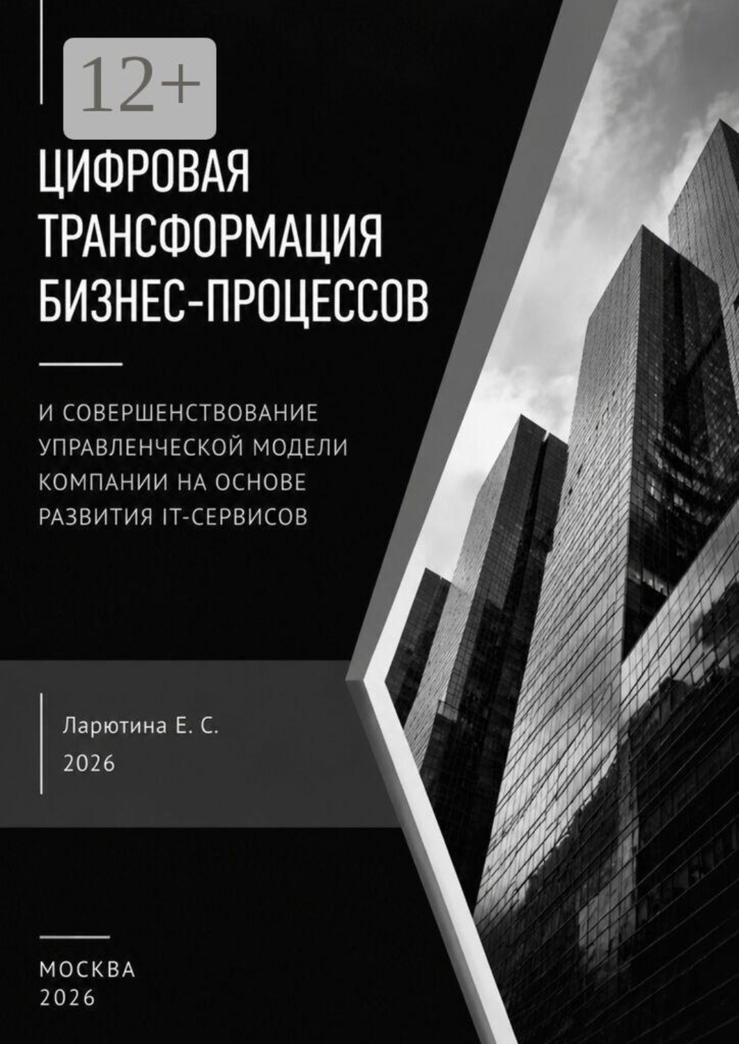 Обложка книги «Разработка управленческой модели реализации цифровой трансформации компании»