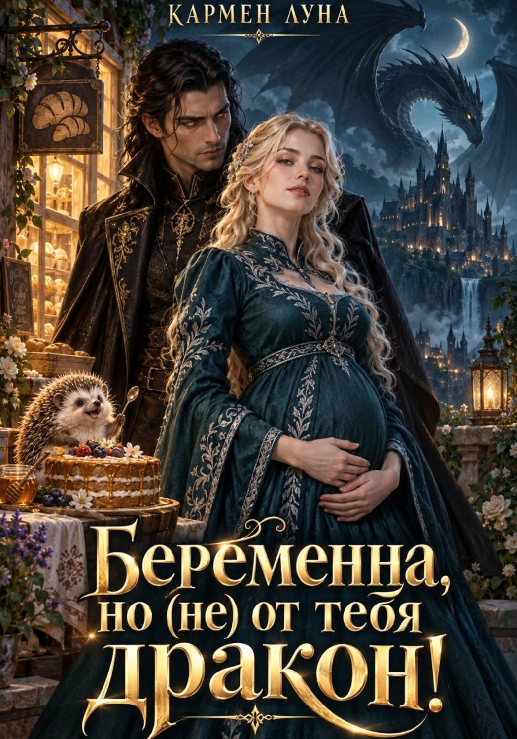 Обложка книги «Беременна, но (не) от тебя, дракон!»