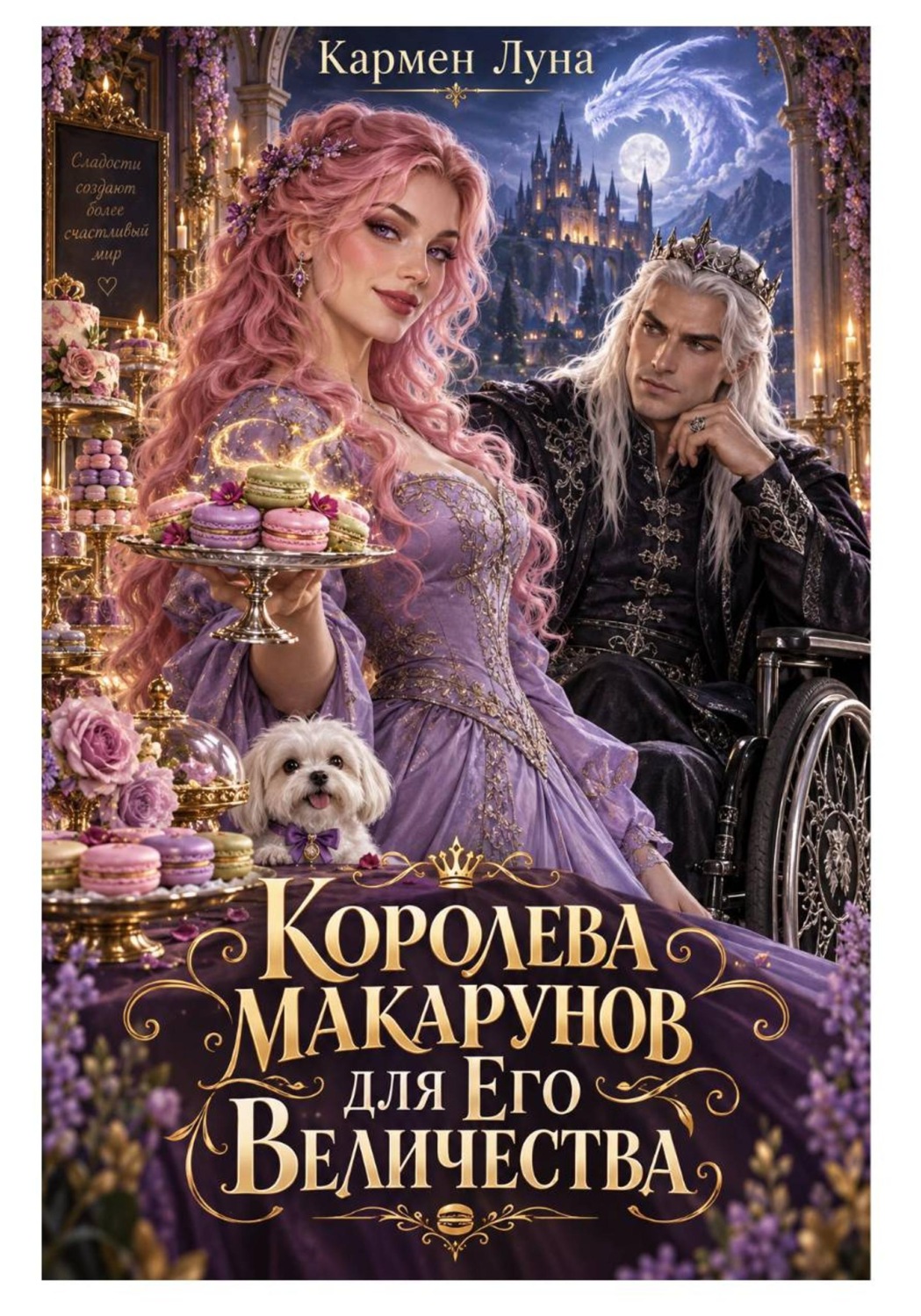 Обложка книги «Королева макарунов для Его Величества»