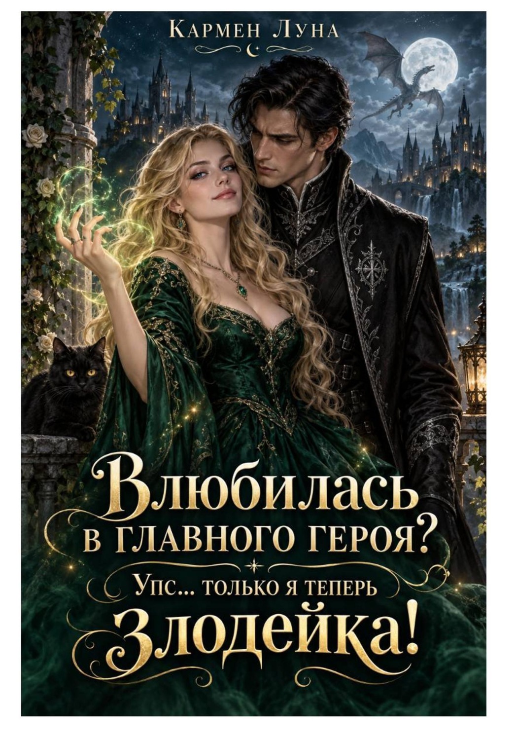 Обложка книги «Влюбилась в главного героя? Упс...только теперь я злодейка»