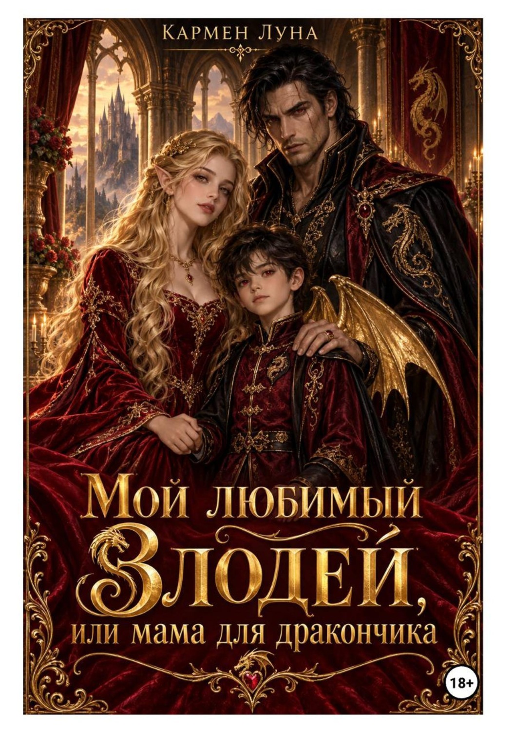 Обложка книги «Мой любимый злодей, или мама для дракончика»
