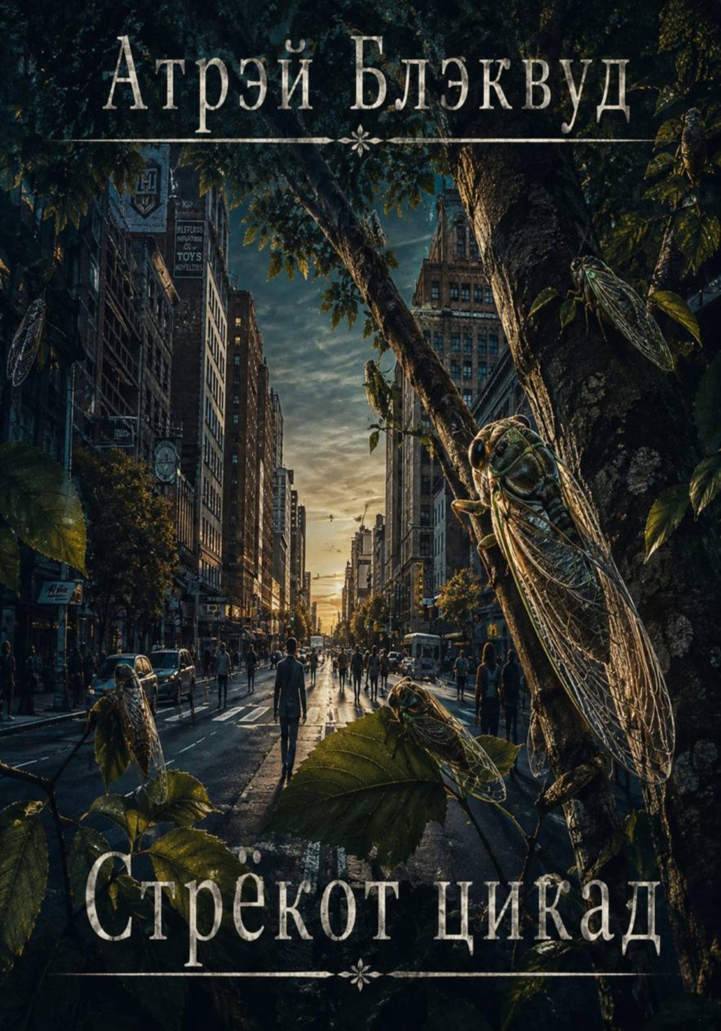 Обложка книги «Стрёкот цикад»