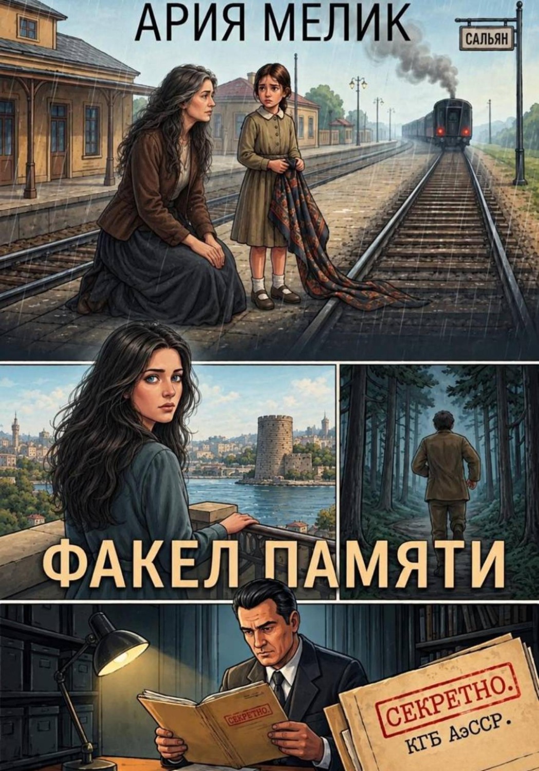 Обложка книги «Факел памяти»