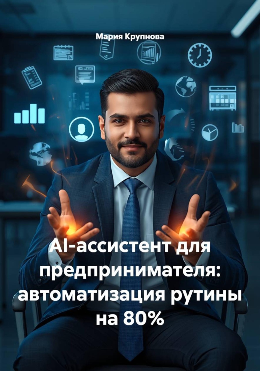 Обложка книги «AI-ассистент для предпринимателя: автоматизация рутины на 80%»