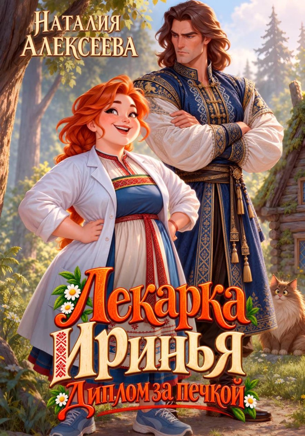 Обложка книги «Лекарка Иринья. Диплом за печкой.»