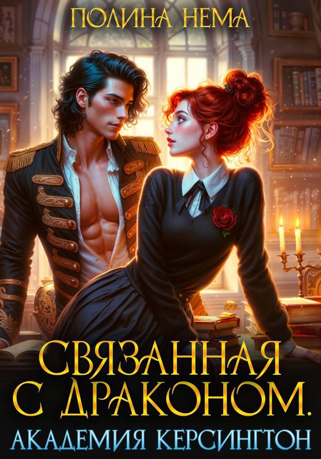 Обложка книги «Связанная с драконом. Академия Керсингтон»