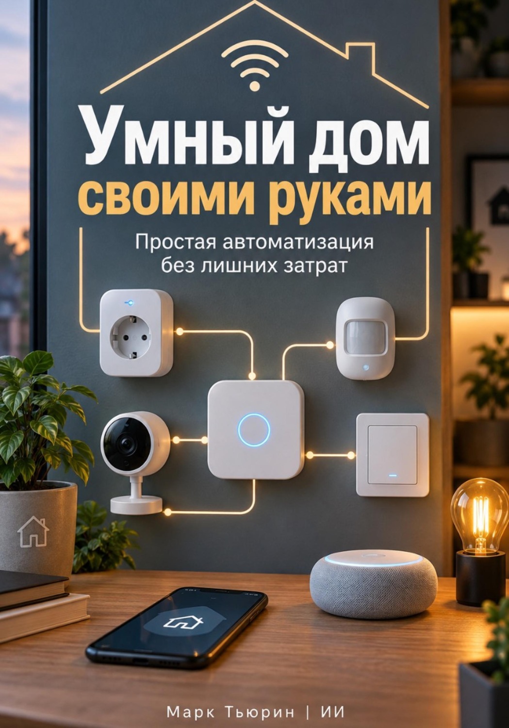 Обложка книги «Умный дом своими руками: Простая автоматизация без лишних затрат»