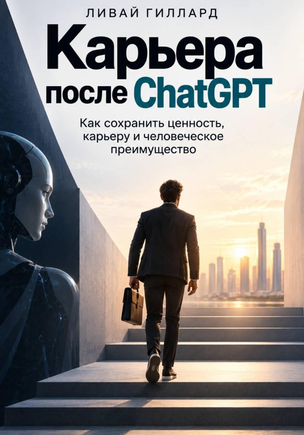 Обложка книги «Карьера после ChatGPT. Как сохранить ценность, карьеру и человеческое преимущество»
