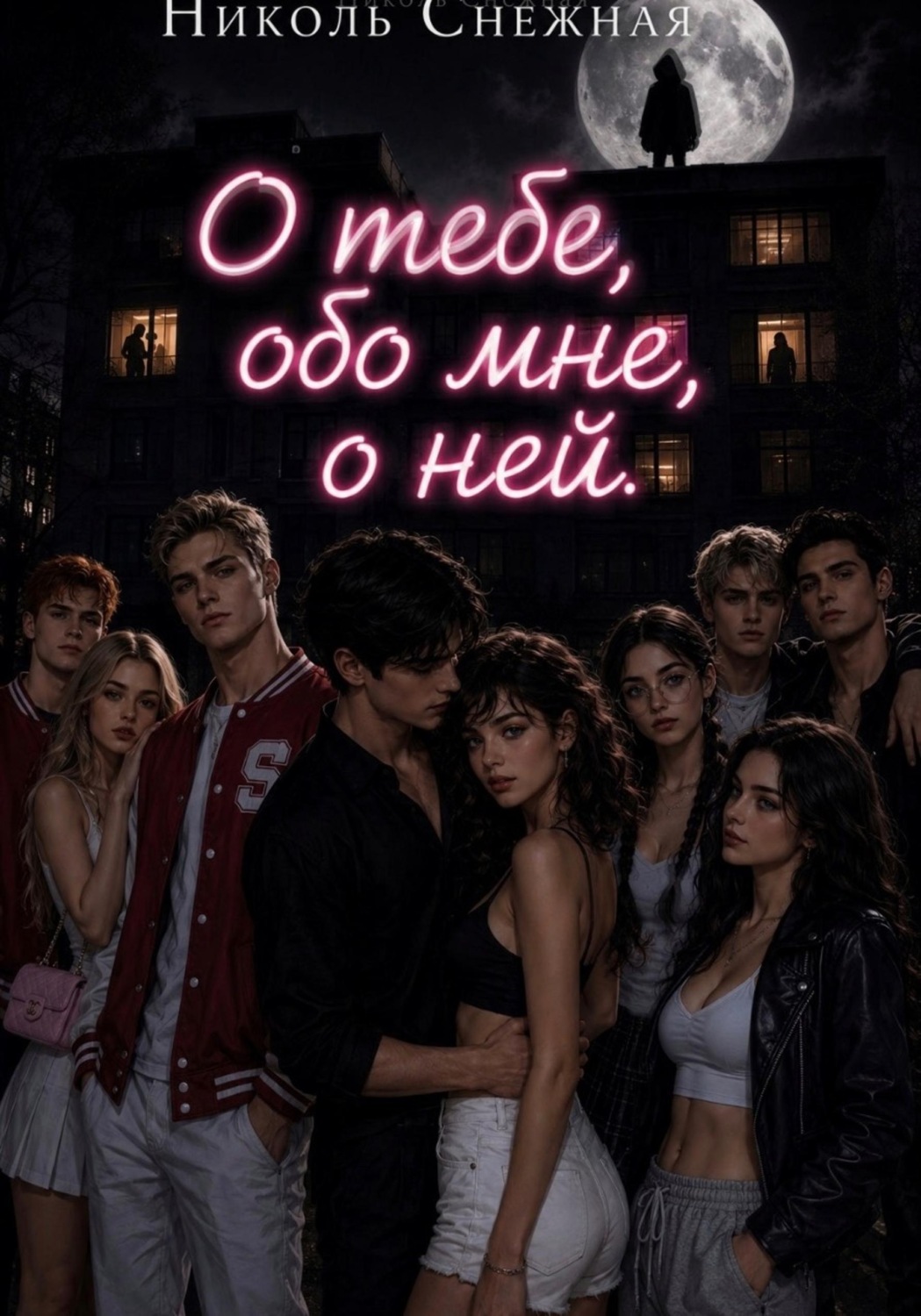 Обложка книги «О тебе, обо мне, о ней»