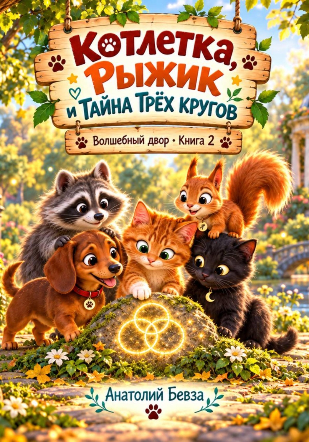 Обложка книги «Котлетка, Рыжик и тайна трёх кругов»