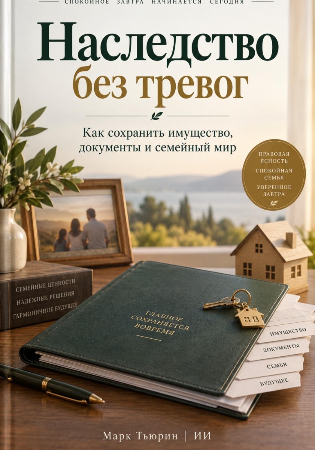 Обложка книги «Наследство без тревог: Как сохранить имущество, документы и семейный мир»