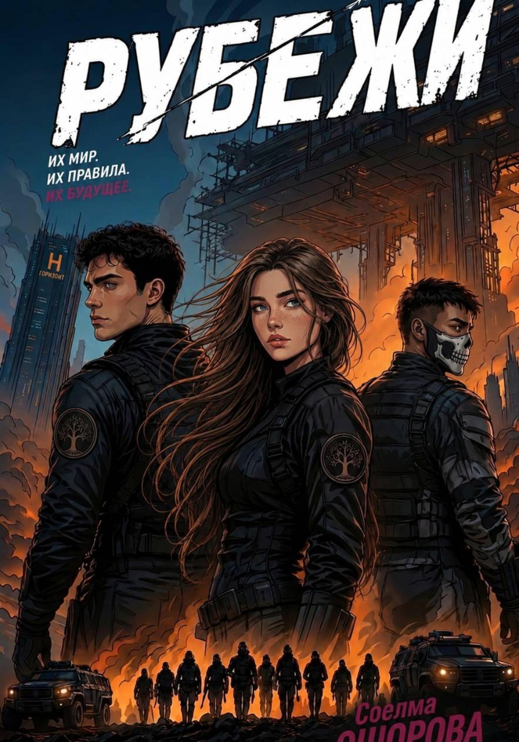 Обложка книги «РУБЕЖИ»