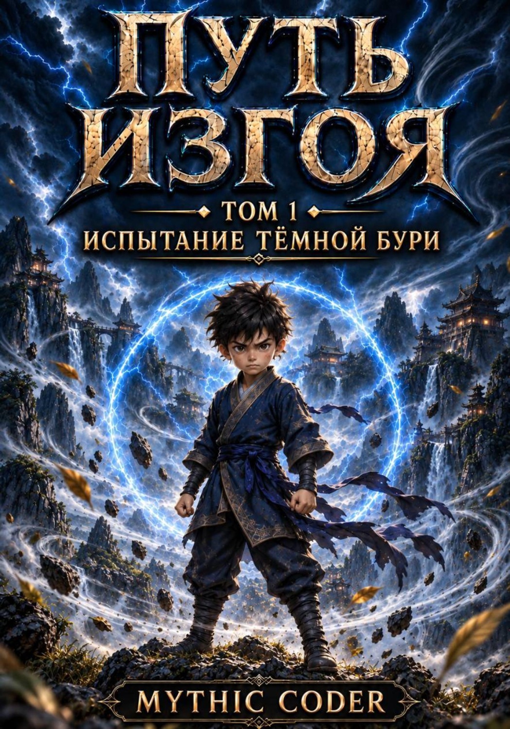 Обложка книги «Путь изгоя. Том 1: Испытание тёмной бури»