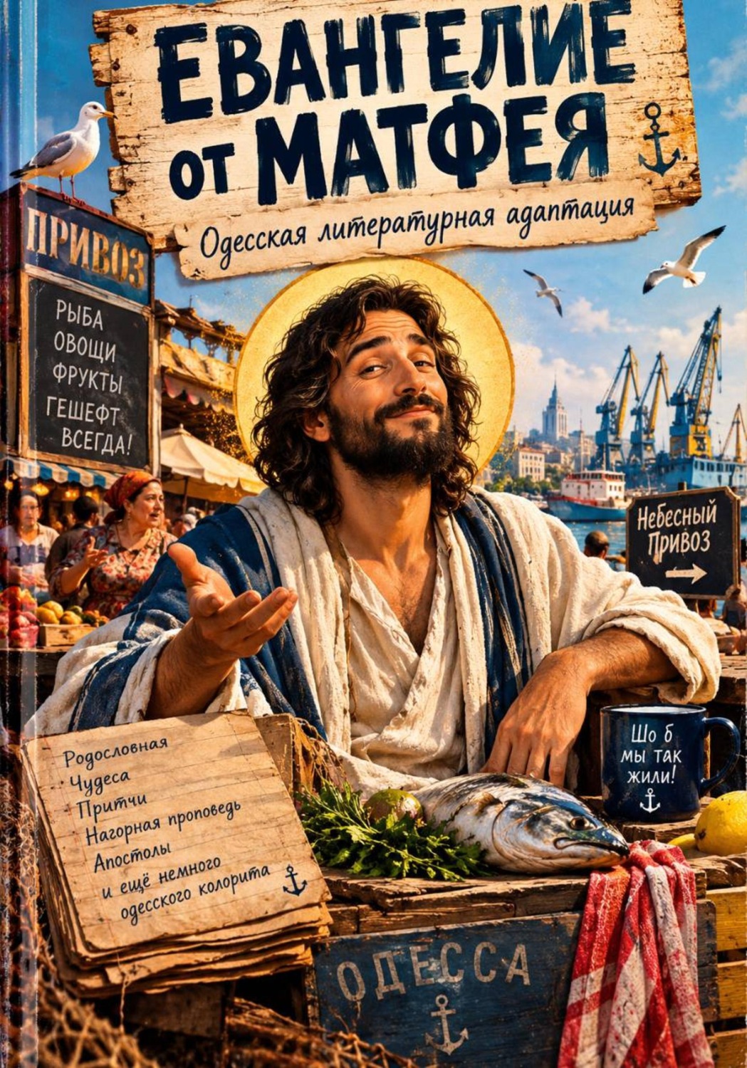 Обложка книги «Евангелие от Матфея: Одесская литературная адаптация»