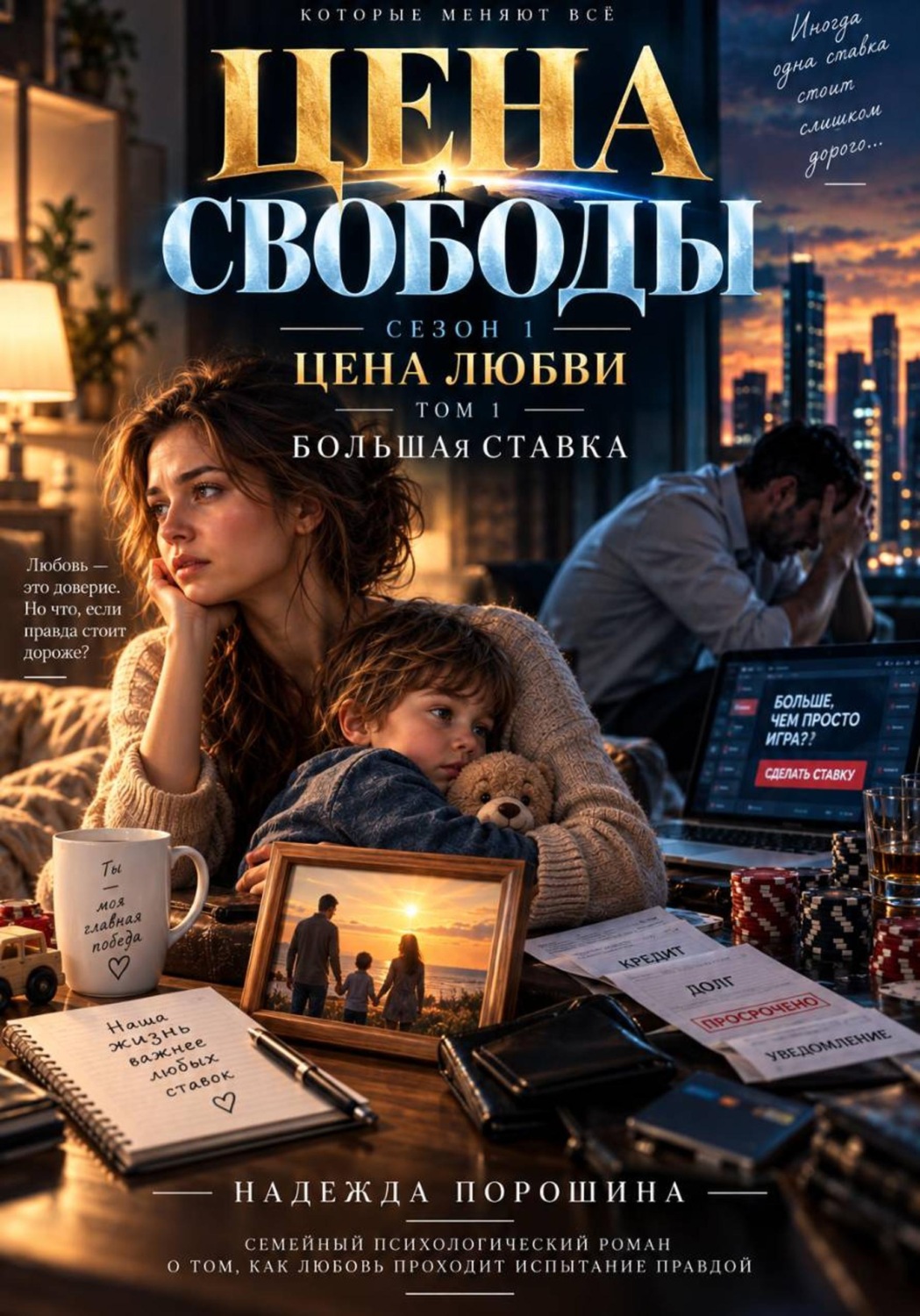 Обложка книги «ЦЕНА СВОБОДЫ. СЕЗОН 1. Цена любви. ТОМ 1. Большая ставка»