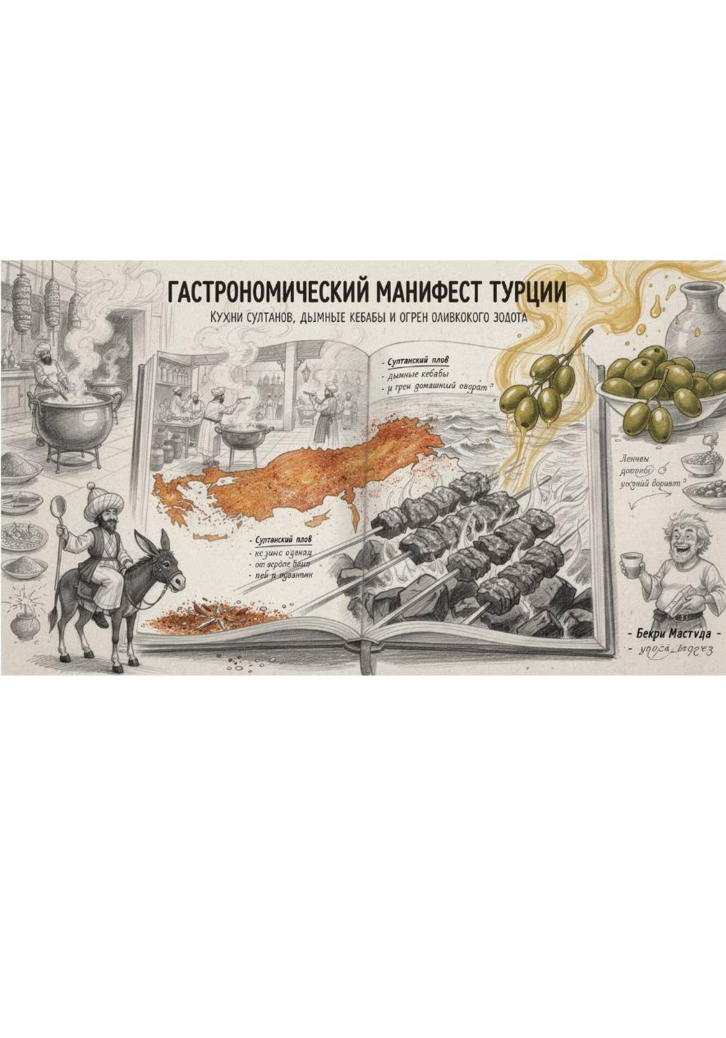 Обложка книги «КУЛИНАРНЫЕ СКАЗАНИЯ ТУРЦИИ»