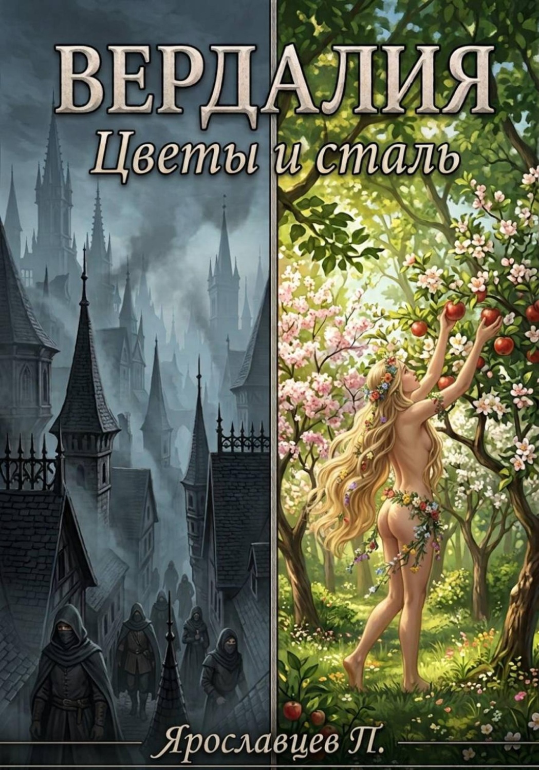 Обложка книги «Вердалия цветы и сталь»