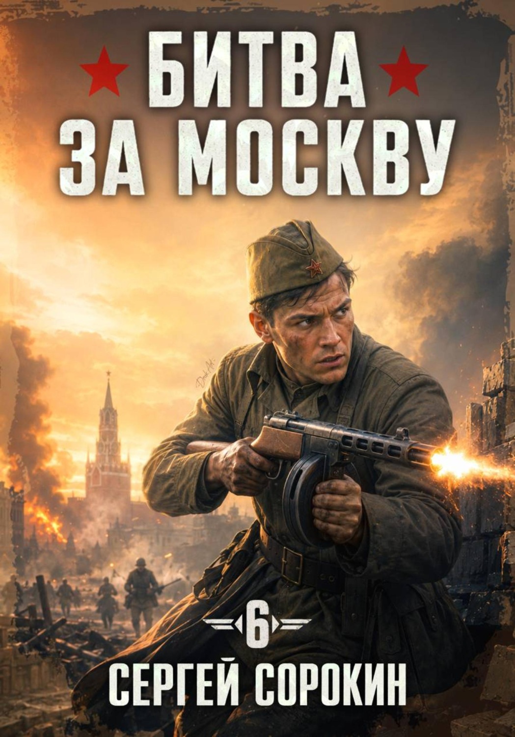 Обложка книги «Битва за москву 1941 - 6»