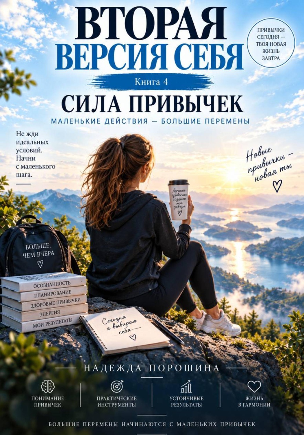 Обложка книги «Вторая версия себя. Сила привычек»
