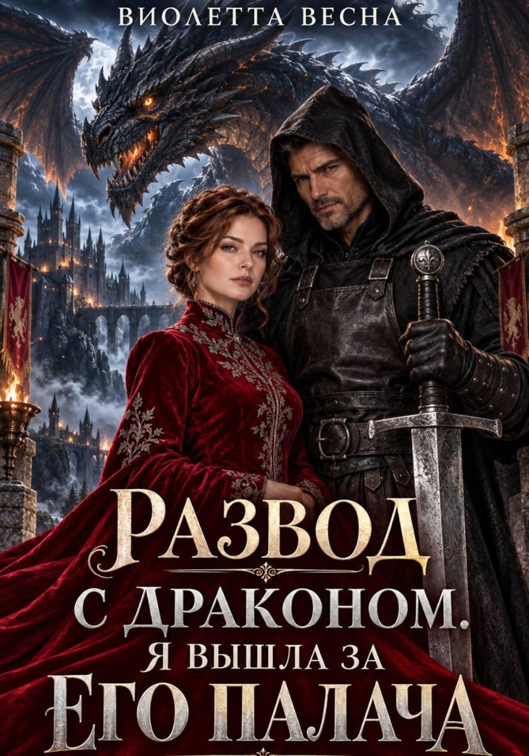 Обложка книги «Развод с драконом. Я вышла за его палача»