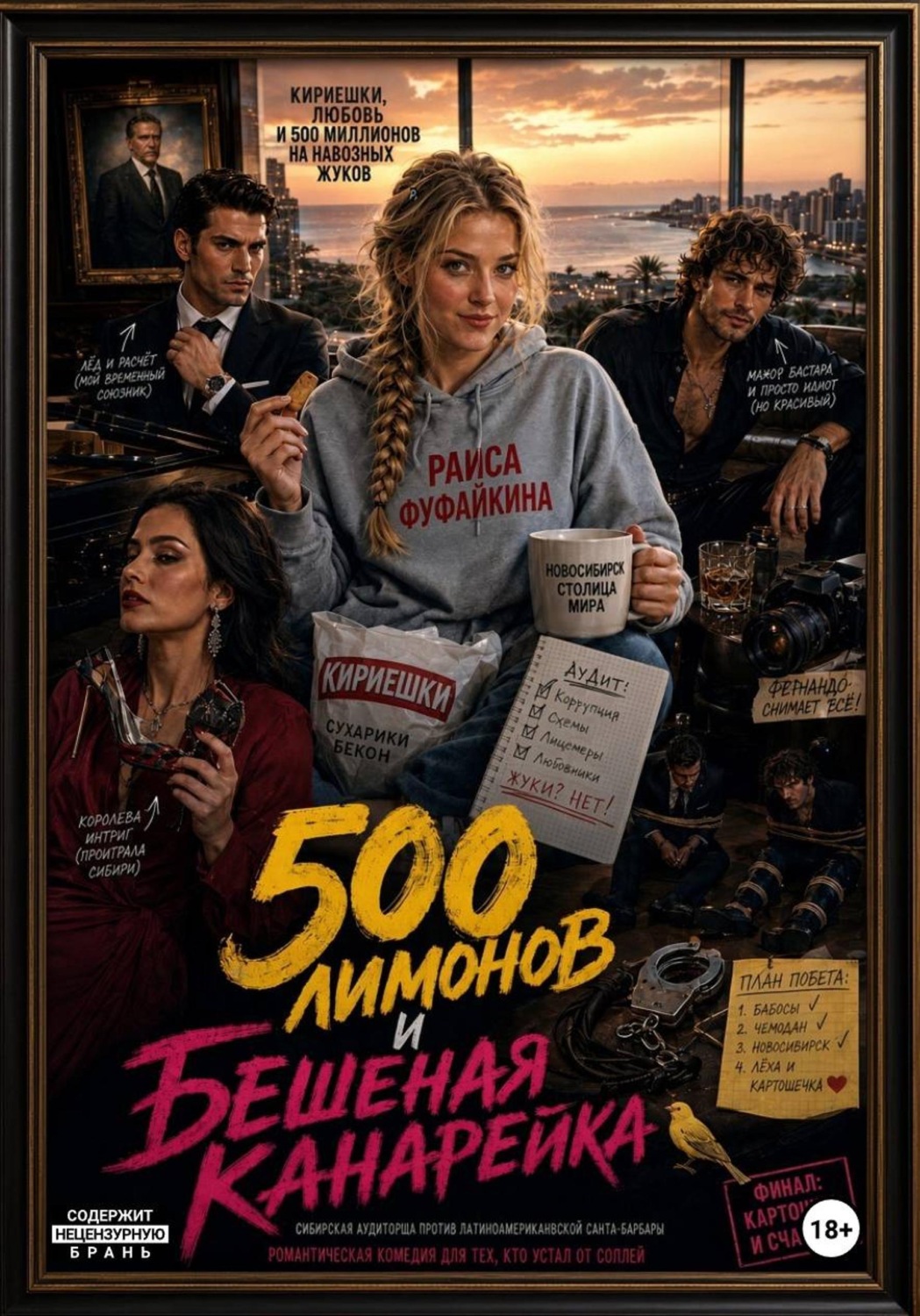 Обложка книги «500 лимонов и бешенная канарейка»