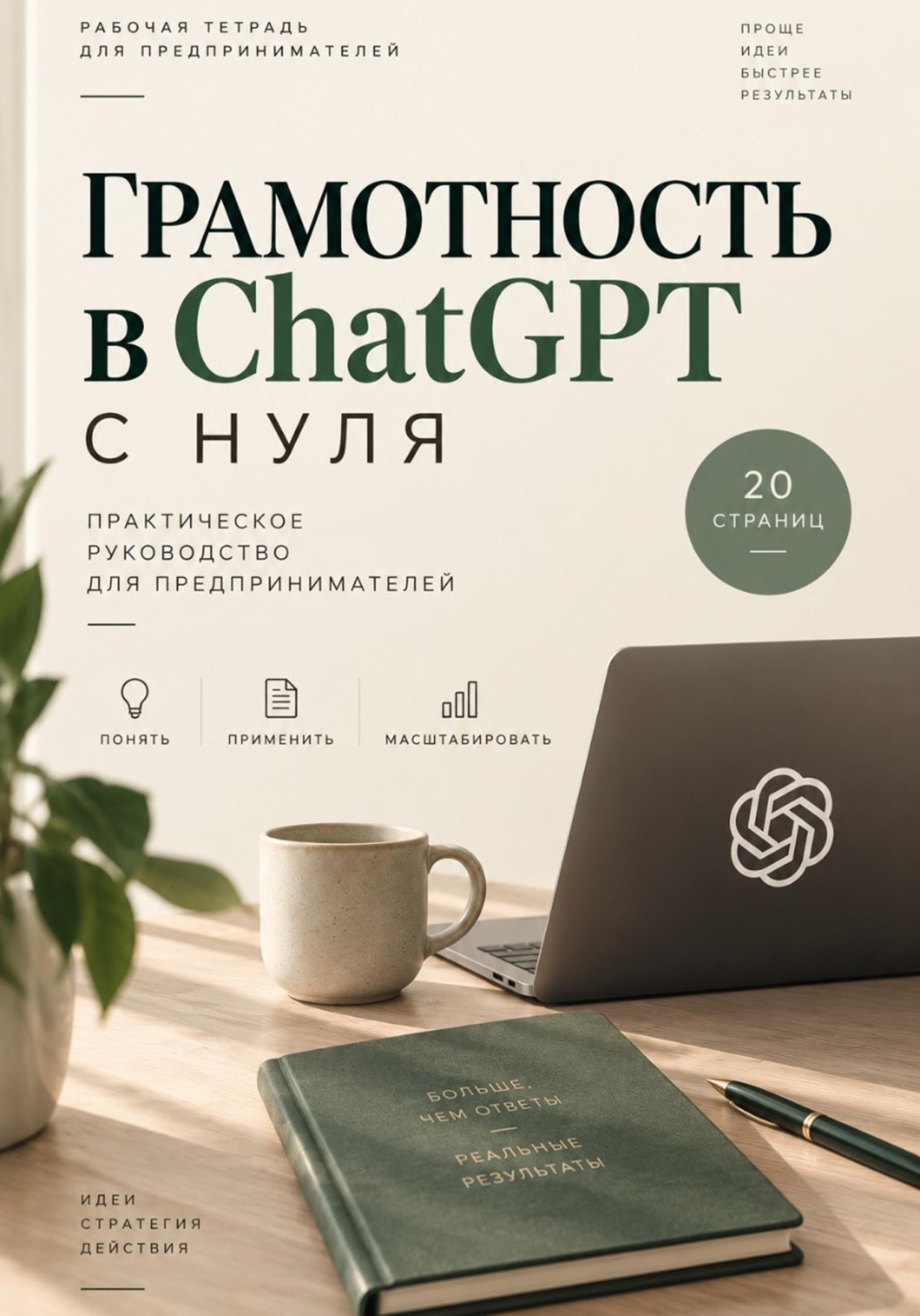 Обложка книги «Грамотность в ChatGPT с нуля»