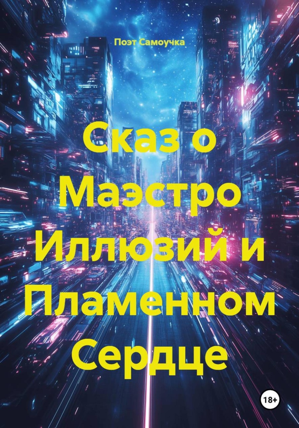 Обложка книги «Сказ о Маэстро Иллюзий и Пламенном Сердце»
