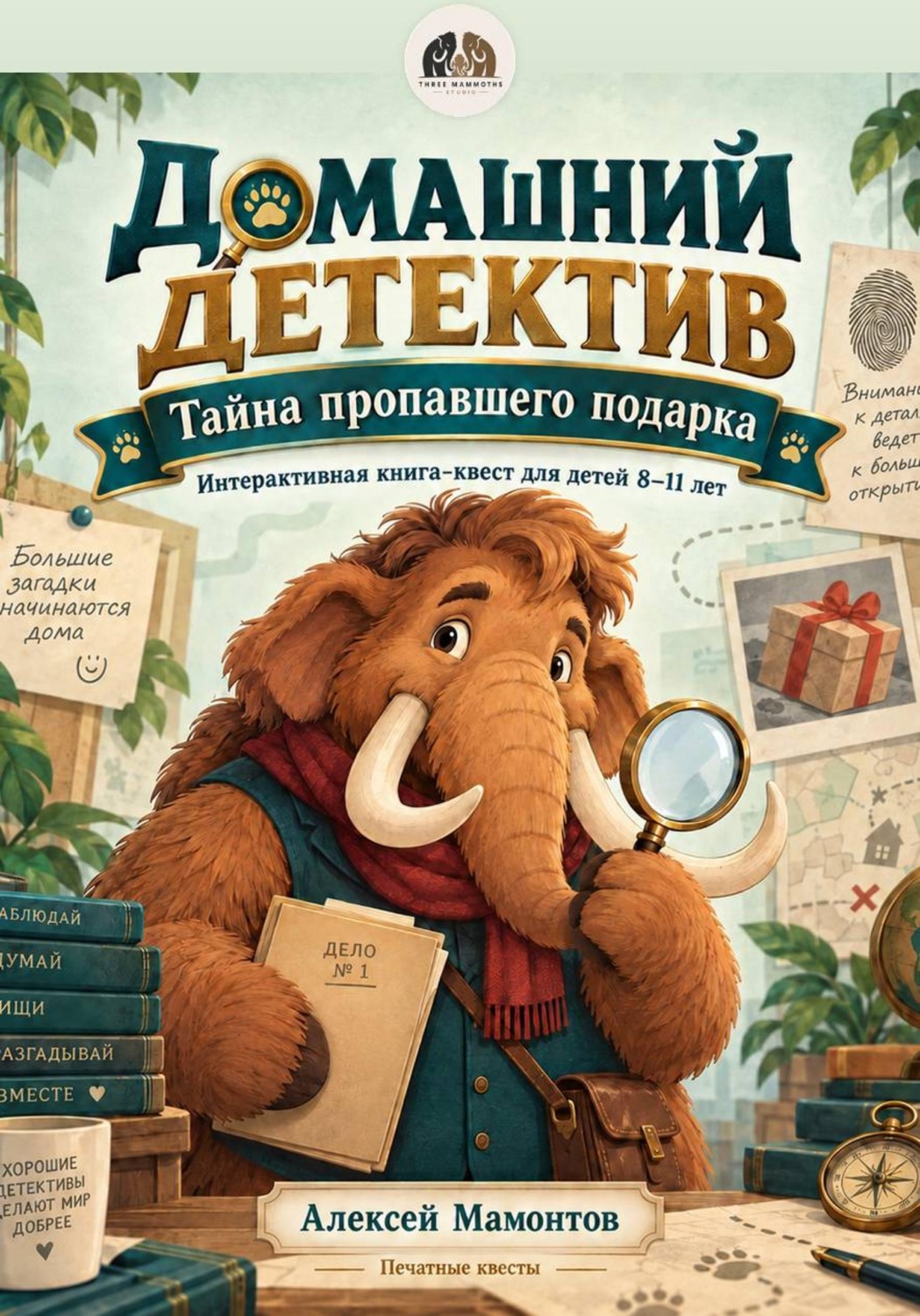 Обложка книги «Домашний детектив: Тайна пропавшего подарка»