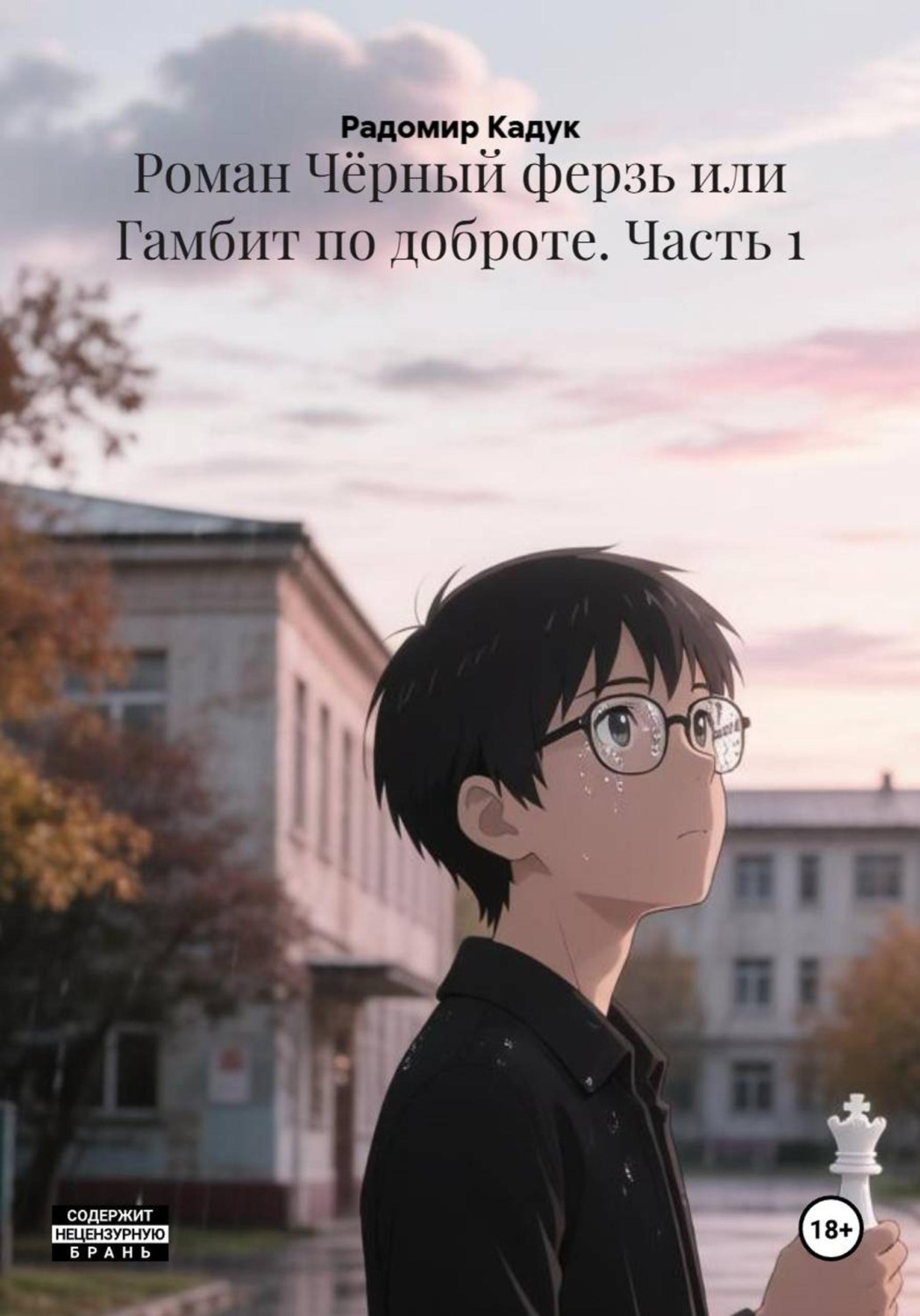Обложка книги «Роман Чёрный ферзь или Гамбит по доброте. Часть 1»
