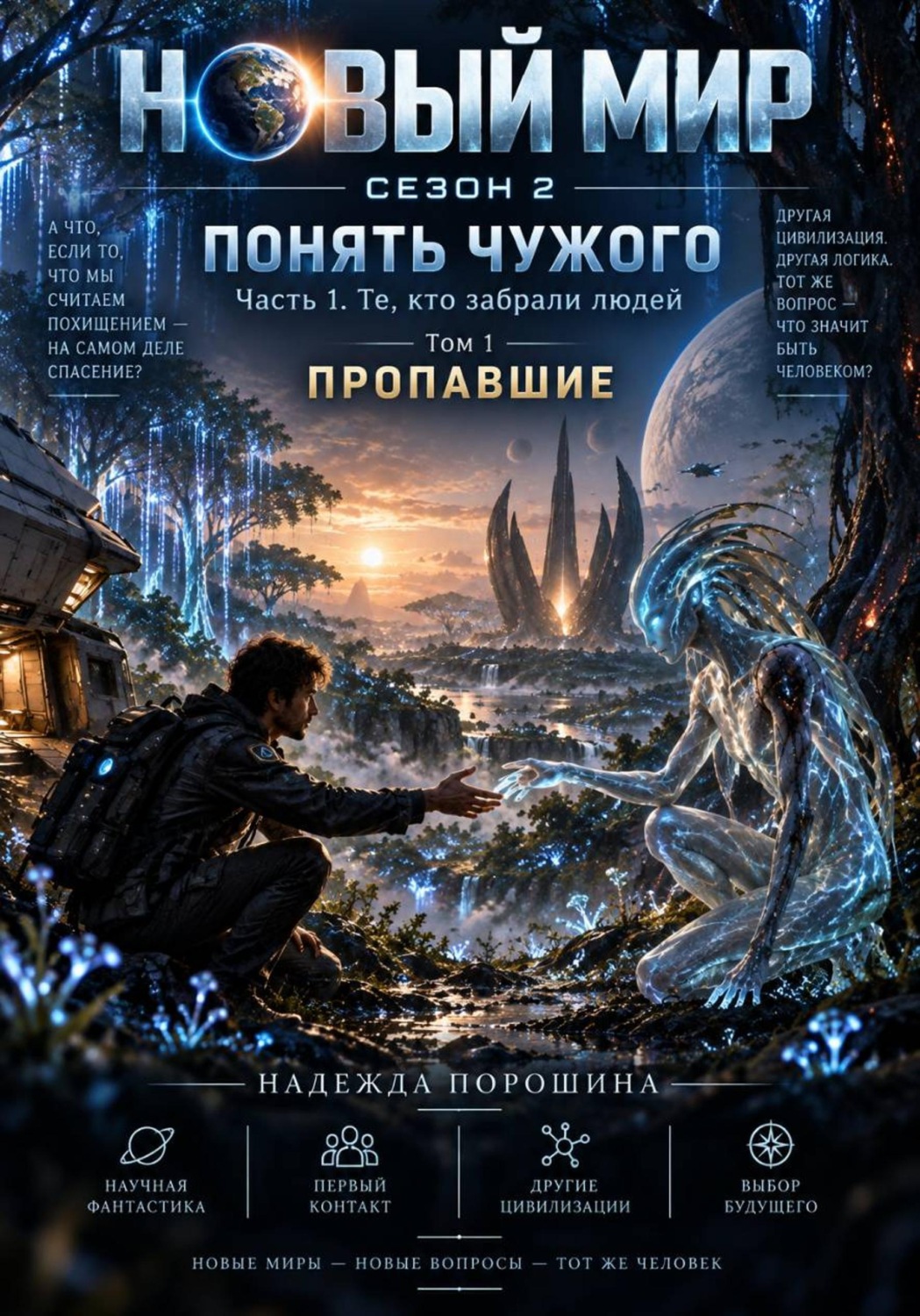 Обложка книги «НОВЫЙ МИР. Сезон 2. Понять чужого. Часть 1. Те, кто забрали людей. Том 1. Пропавшие»