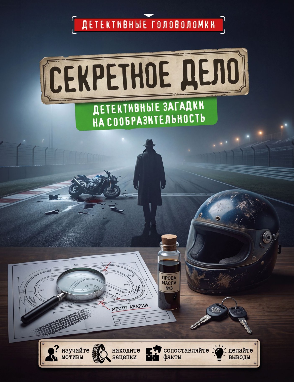 Обложка книги «Секретное дело. Детективные загадки на сообразительность»