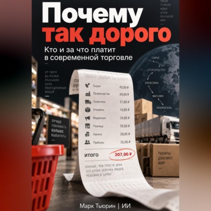 Обложка книги «Почему так дорого: Кто и за что платит в современной торговле»
