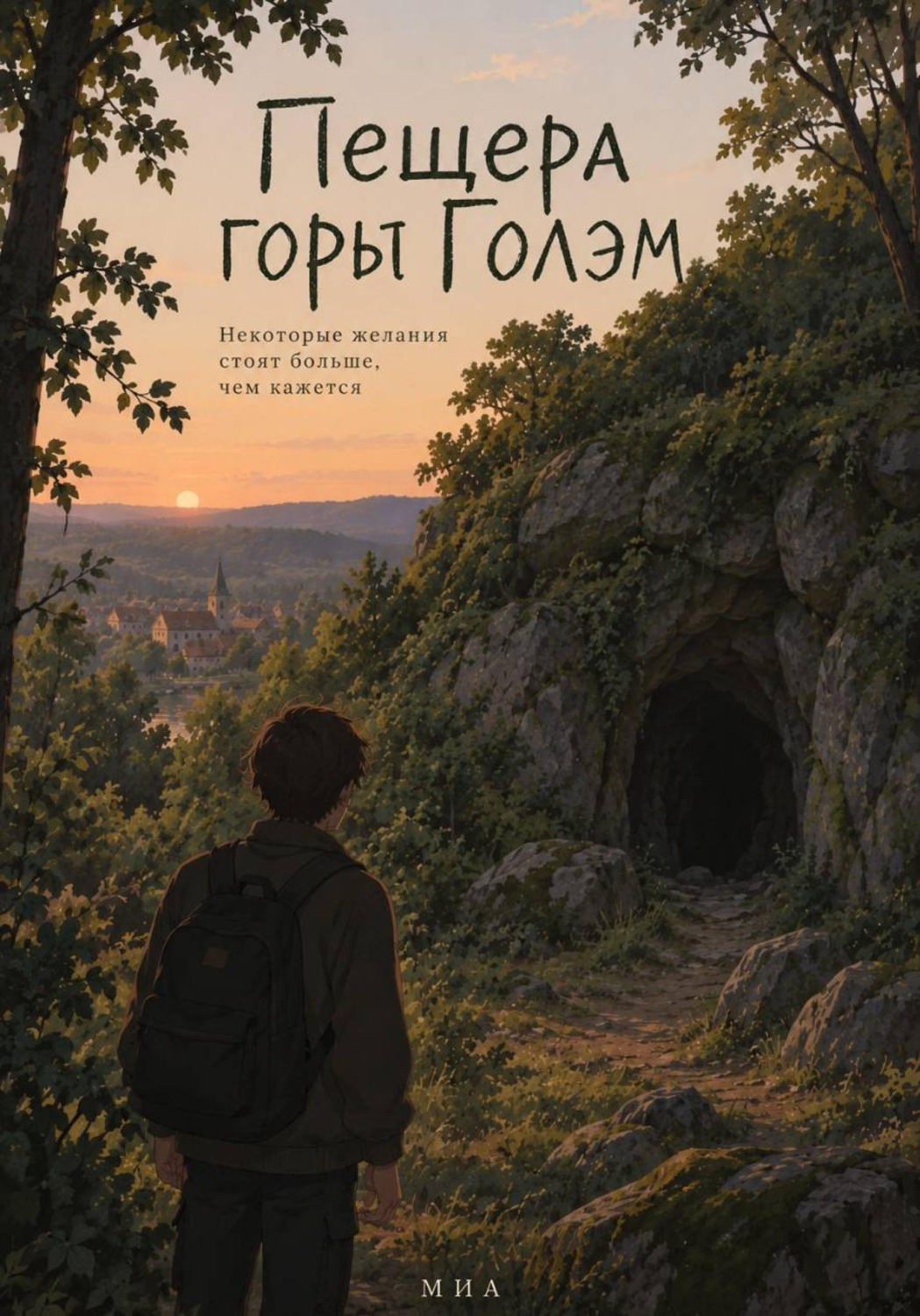Обложка книги «Пещера горы Голэм»