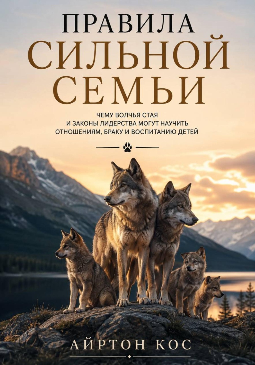 Обложка книги «Правила сильной семьи. Чему волчья стая и законы лидерства могут научить отношениям, браку и воспитанию детей»