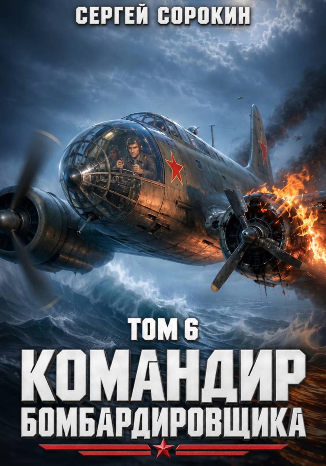 Обложка книги «Командир бомбардировщика – 6»