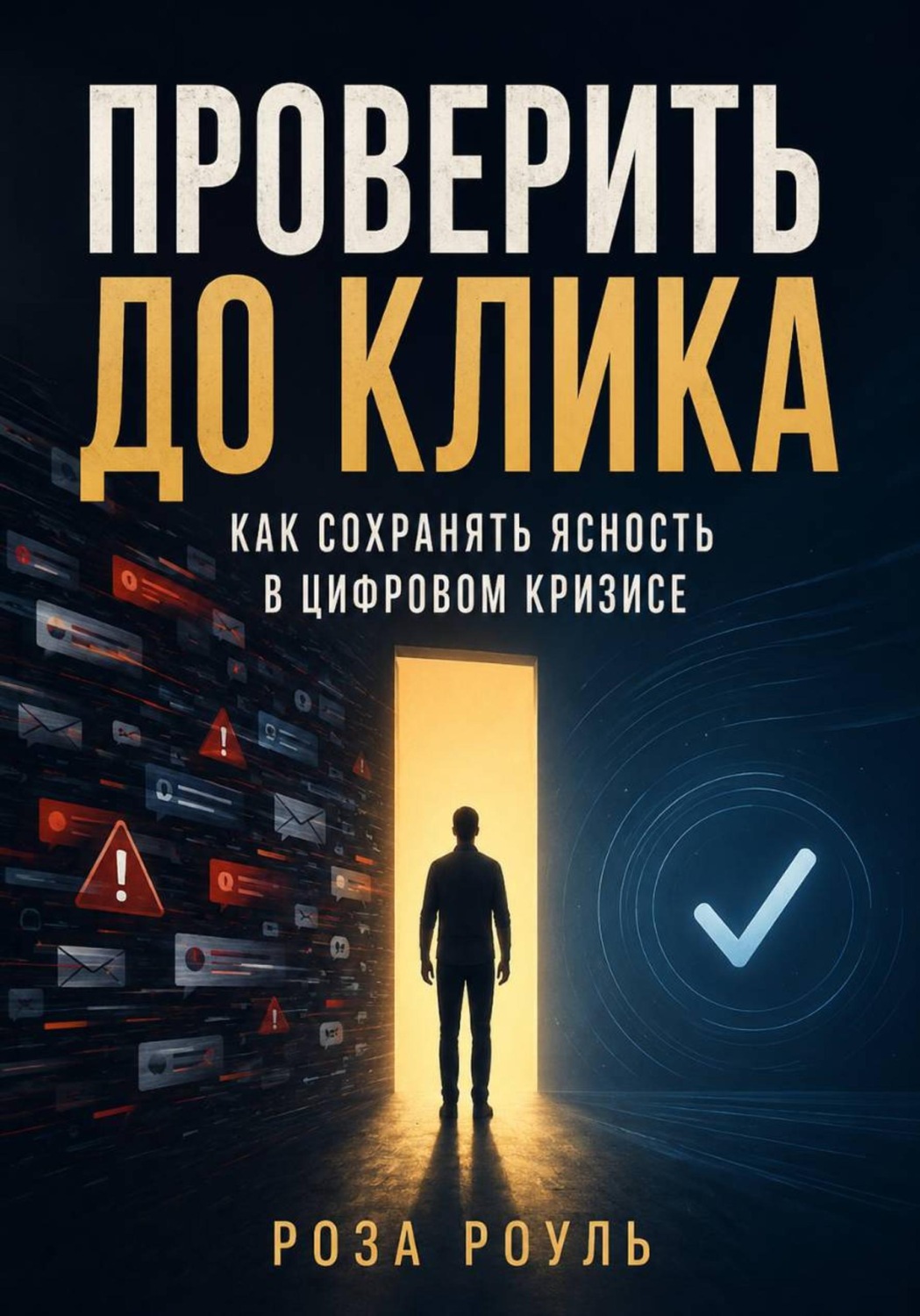 Обложка книги «Проверить до клика. Как сохранять ясность в цифровом кризисе»