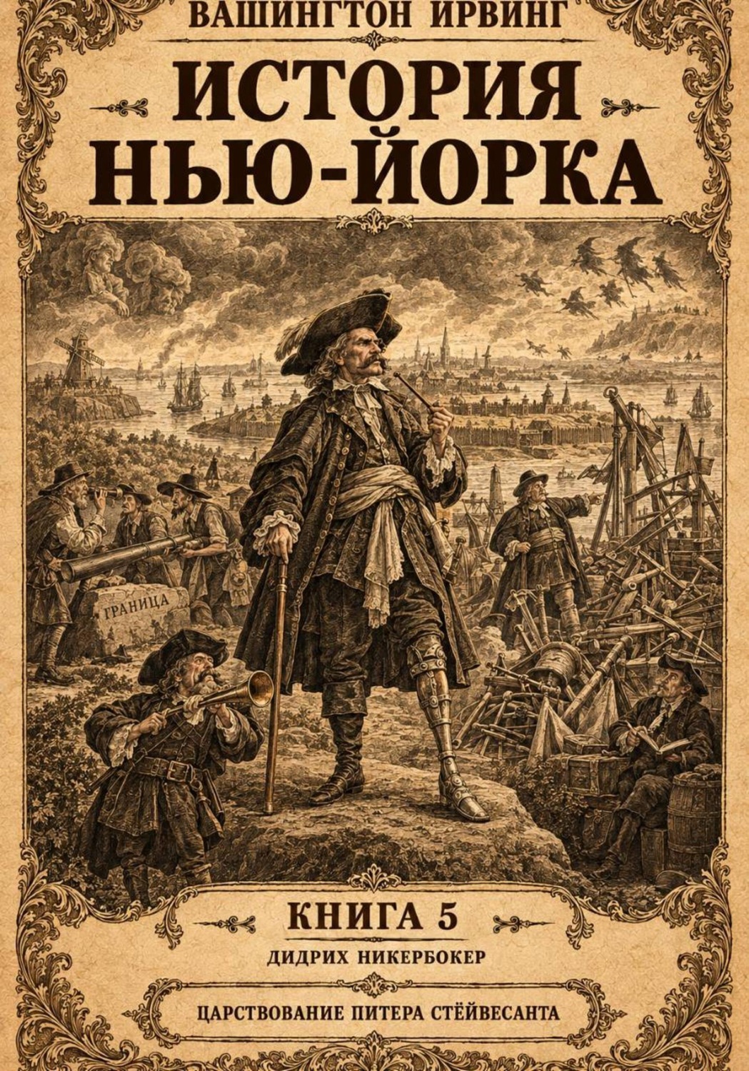 Обложка книги «История Нью-Йорка. Книга 5»