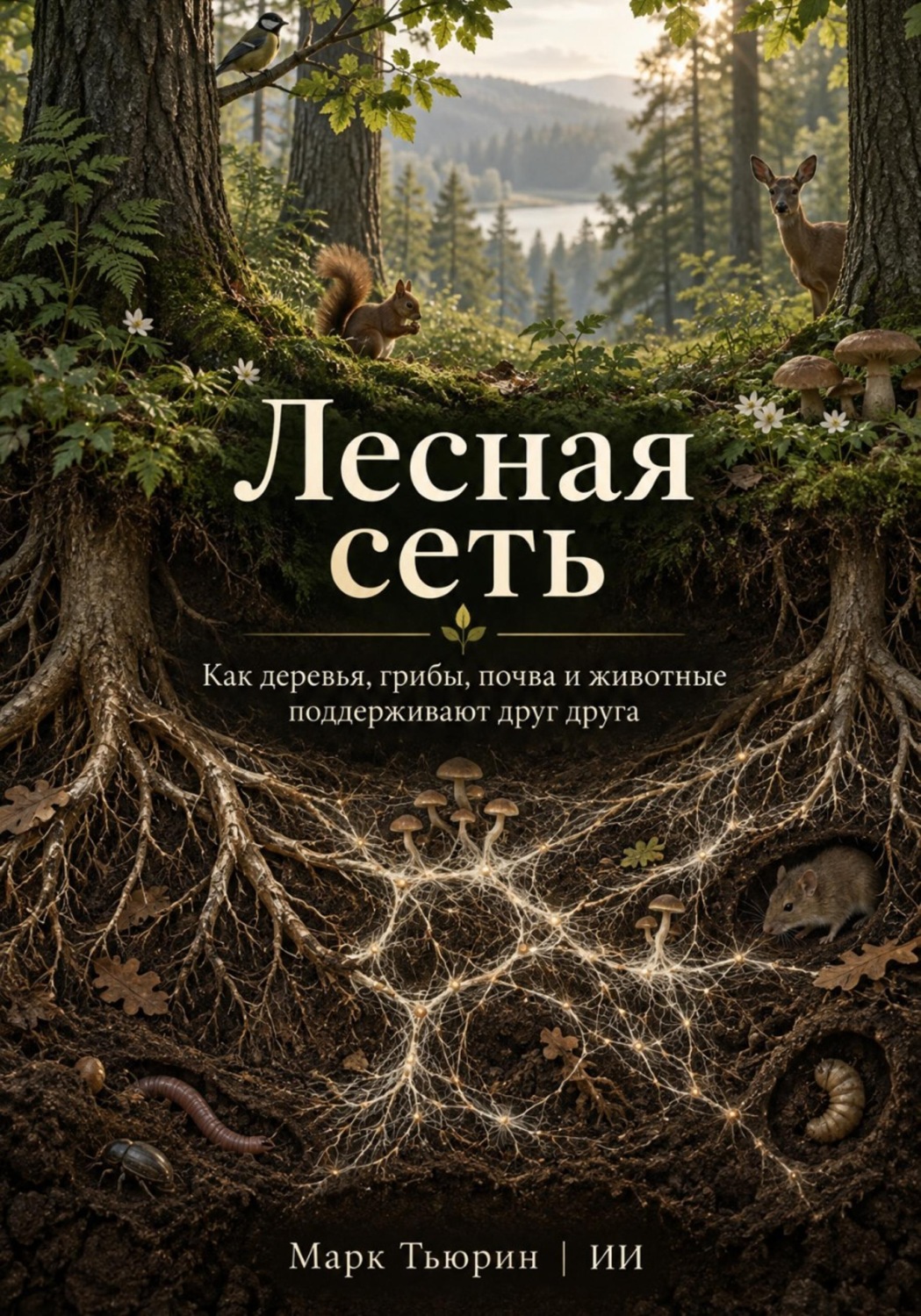 Обложка книги «Лесная сеть: Как деревья, грибы, почва и животные поддерживают друг друга»
