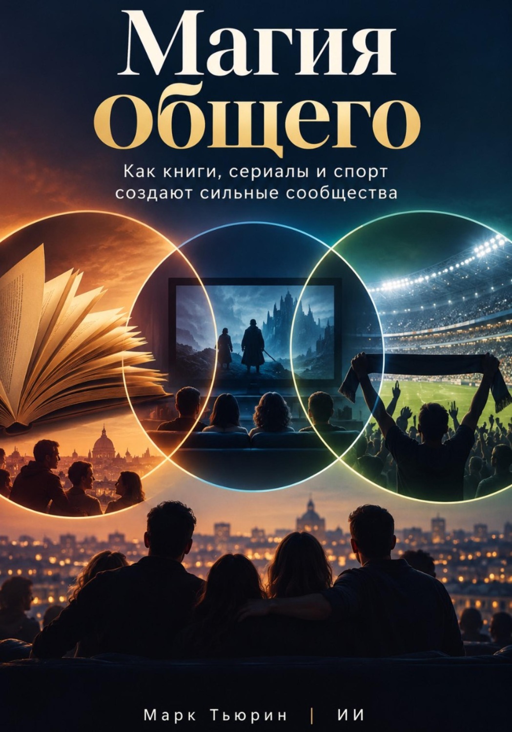 Обложка книги «Магия общего: Как книги, сериалы и спорт создают сильные сообщества»