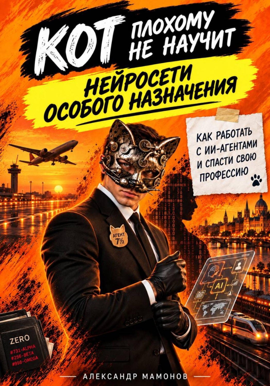 Обложка книги «Кот плохому не научит. Нейросети особого назначения»