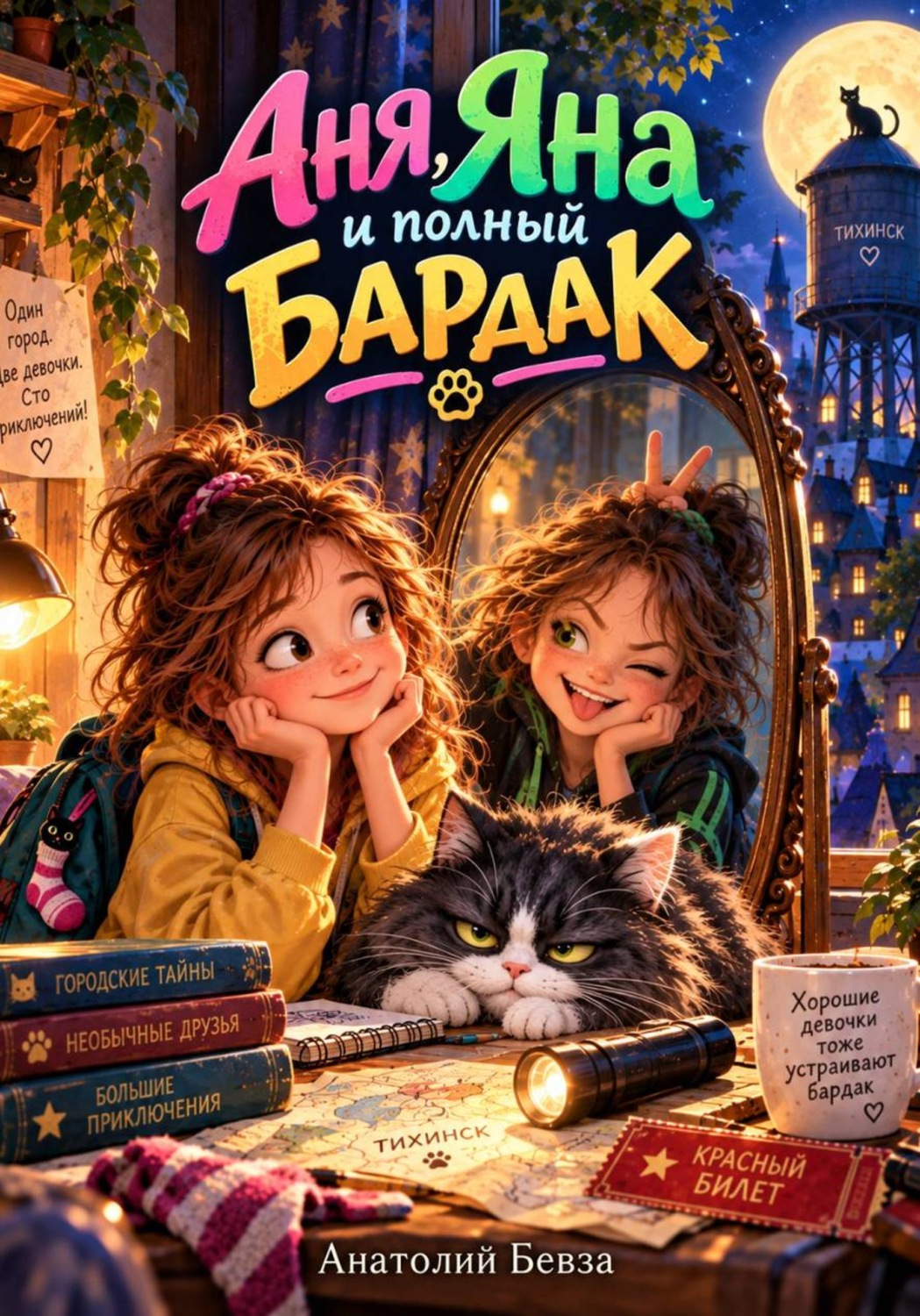 Обложка книги «Аня, Яна и полный бардак»