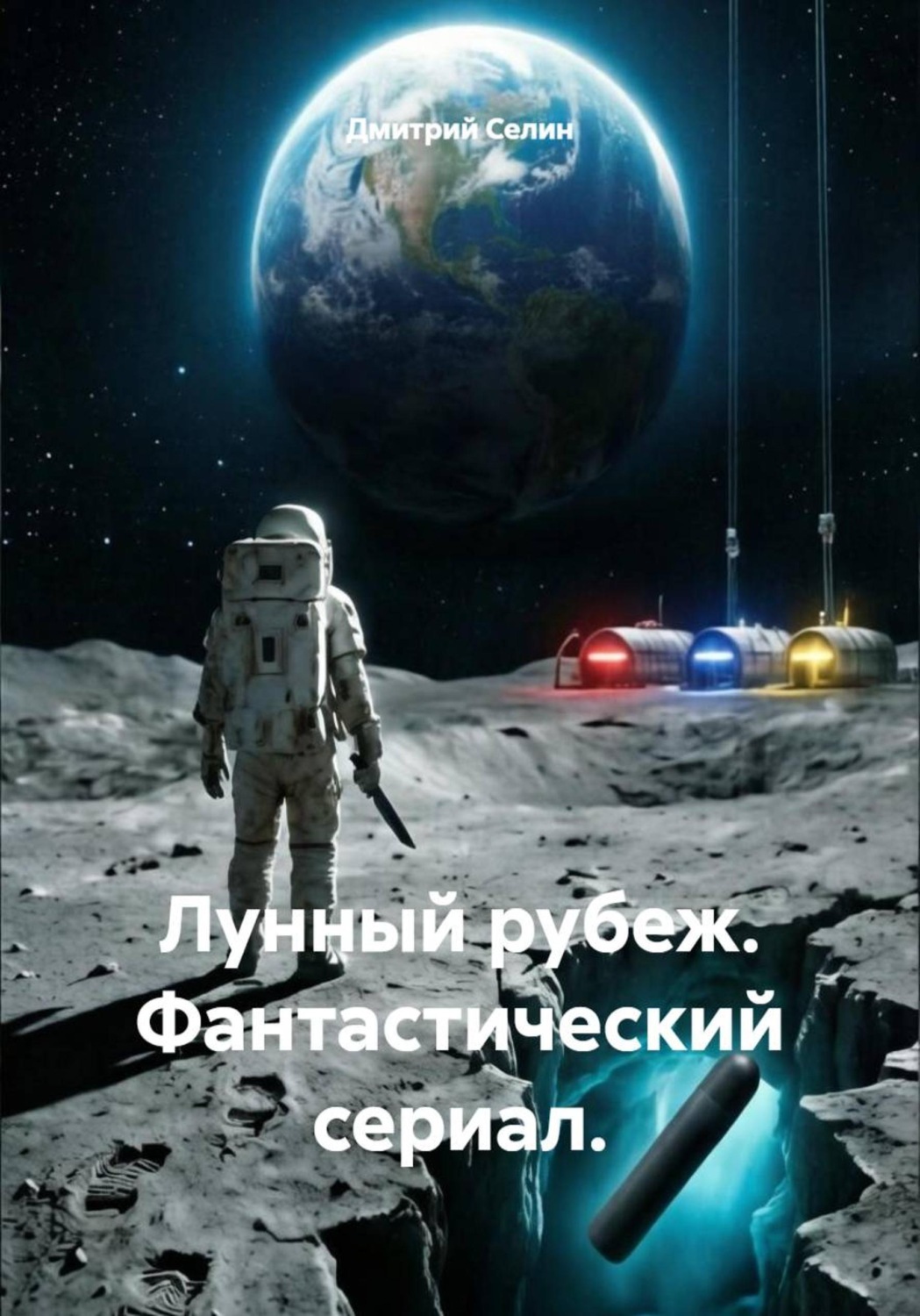 Обложка книги «Лунный рубеж. Фантастический сериал. Сценарий»