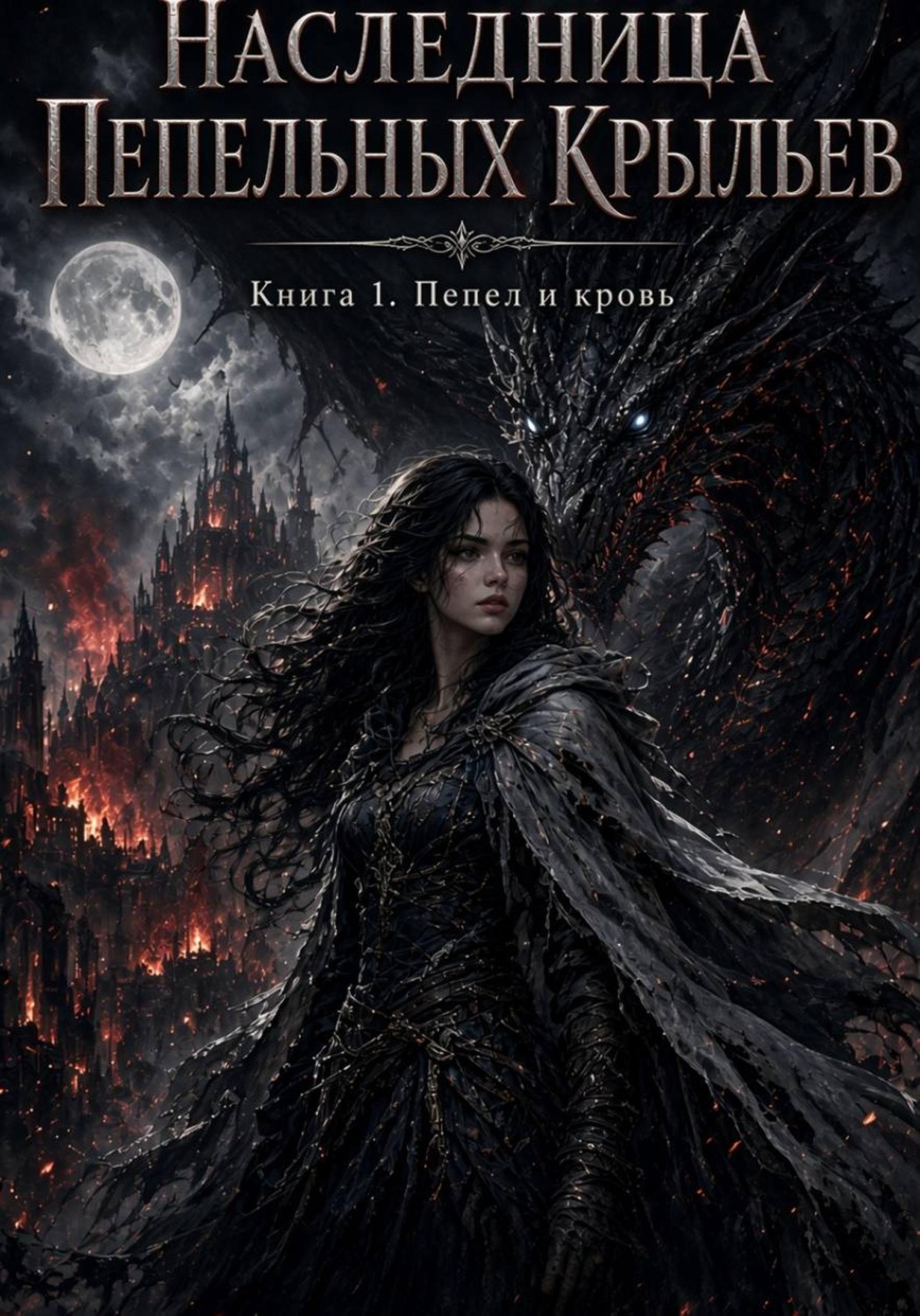 Обложка книги «Наследница пепельных крыльев. Книга 1 пепел и кровь»
